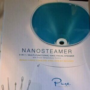 PURE DAILY CARE NANOSTEAMER Large 3-in-1 NANO IONIC FACIAL STEAMER/HUMIDIFIER
